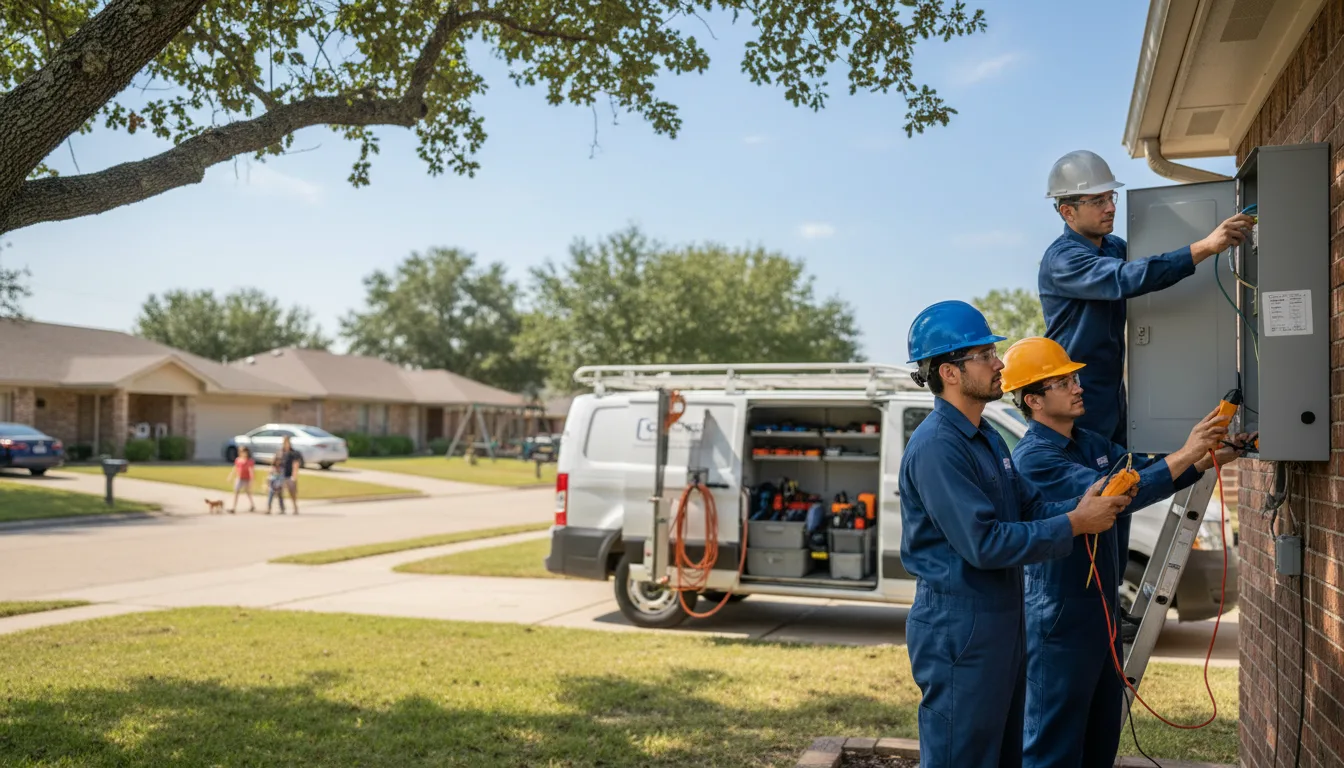 Certified electrician providing emergency electrical services in Waldo, FL